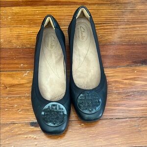 Clarks Women's Black Flats